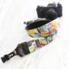 Yellow Floral Camera Strap